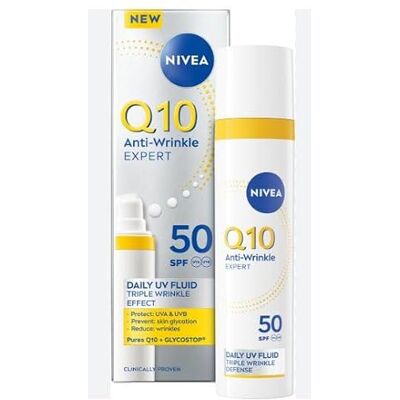 Nivea Q10 SPF50 Tages-Anti-Falten Gesichtsserum Nivea Q10 SPF50 Tages-Anti-Falten Gesichtsserum