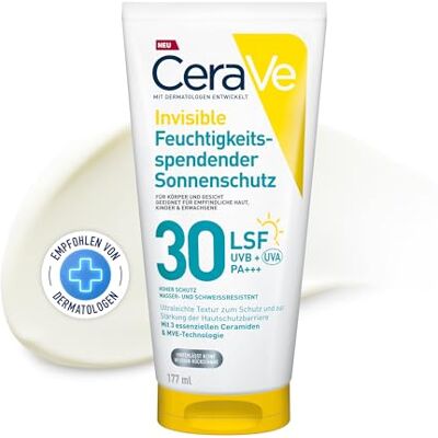CeraVe Invisible Feuchtigkeitsspendender Sonnenschutz SPF 30 CeraVe Invisible Feuchtigkeitsspendender Sonnenschutz SPF 30