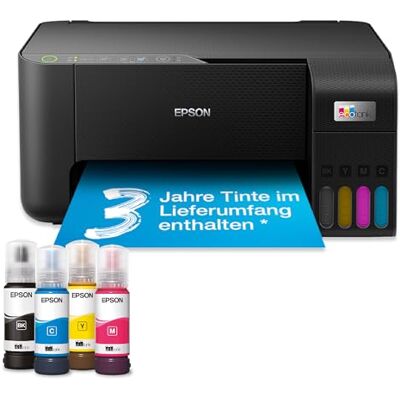 Epson EcoTank ET-2862 Tintentankdrucker für vielbeschäftigte Haushalte WLAN A4 Drucken, Kopieren, Scannen inkl. Tinte für bis zu 3 Jahre Epson EcoTank ET-2862 Tintentankdrucker für vielbeschäftigte Haushalte WLAN A4 Drucken, Kopieren, Scannen inkl. Tinte für bis zu 3 Jahre