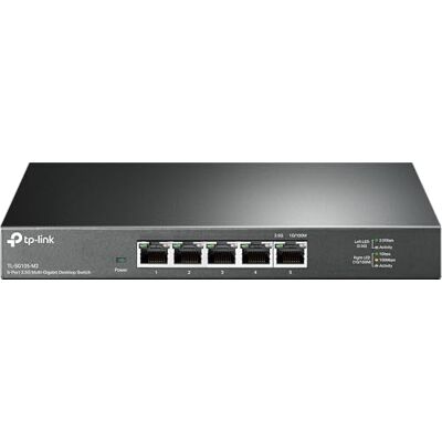 TP-Link TL-SG105-M2 5× 2.5-Gigabit ports Ethernet LAN Switch(Plug-and-Play,Metallgehäuse, QoS, IGMP-Snooping, Ideal für 2.5G NAS, Server, Gaming-Computer, WiFi 6 AP, 4K-Video) schwarz TP-Link TL-SG105-M2 5× 2.5-Gigabit ports Ethernet LAN Switch(Plug-and-Play,Metallgehäuse, QoS, IGMP-Snooping, Ideal für 2.5G NAS, Server, Gaming-Computer, WiFi 6 AP, 4K-Video) schwarz