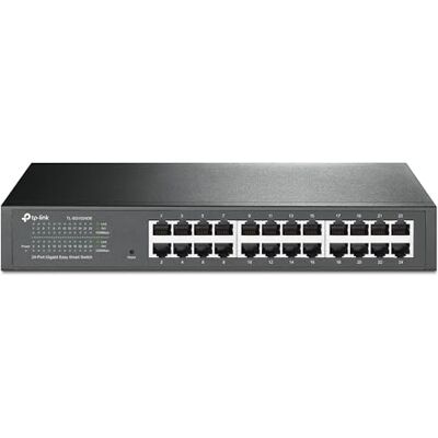 TP-Link TL-SG1024DE 24 Port Gigabit Netzwerk Managed Switch (Rackmount, 24*RJ-45 Ports, Metallgehäuse, IGMP-Snooping, Plug-und-Play, schwarz TP-Link TL-SG1024DE 24 Port Gigabit Netzwerk Managed Switch (Rackmount, 24*RJ-45 Ports, Metallgehäuse, IGMP-Snooping, Plug-und-Play, schwarz