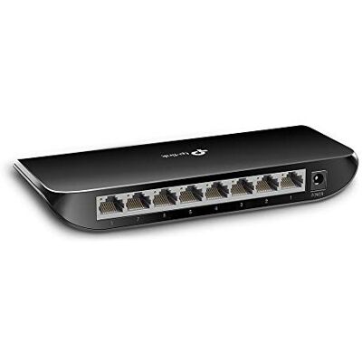TP-Link TL-SG1008D 8-Port-Gigabit-Desktop-Switch, Plug und Play, Energieeinsparung bis zu 80 Prozent, Flusskontrolle, Kunststoffgehäuse TP-Link TL-SG1008D 8-Port-Gigabit-Desktop-Switch, Plug und Play, Energieeinsparung bis zu 80 Prozent, Flusskontrolle, Kunststoffgehäuse