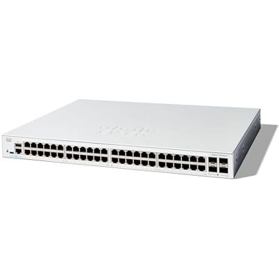 Cisco Systems Catalyst 1300-48T-4G-Managed-Switch, 48-Port-GE, 4 x 1-GE-SFP, eingeschränkter Lebenszeitschutz (C1300-48T-4G) Cisco Systems Catalyst 1300-48T-4G-Managed-Switch, 48-Port-GE, 4 x 1-GE-SFP, eingeschränkter Lebenszeitschutz (C1300-48T-4G)