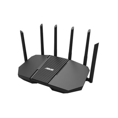 Asus RT-BE90U BE9400 Tri-Band AiMesh Extendable Router WiFi 7 (802.11be), 320MHz, 4K-QAM, MLO, Quad 2.5G Ports, Netzwerksicherheit auf professionellem Niveau, Smart Home Master Asus RT-BE90U BE9400 Tri-Band AiMesh Extendable Router WiFi 7 (802.11be), 320MHz, 4K-QAM, MLO, Quad 2.5G Ports, Netzwerksicherheit auf professionellem Niveau, Smart Home Master