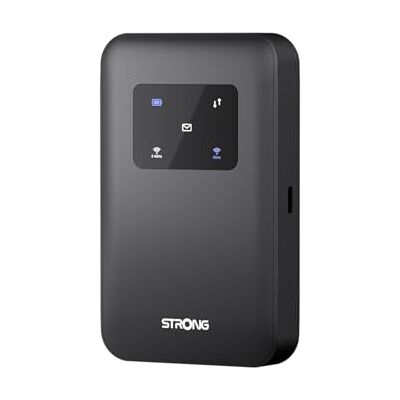 STRONG 4G+ AIRSPOT 510 Mobiler WLAN Router mit SIM Steckplatz, 4G+ LTE CAT6 300 Mbit/s Download, WLAN AC900Mbit/s, Tragbarer WiFi Hotspot, Verbindet bis zu 16 Geräte, 2500 mAh Akku, USB-C Anschluss STRONG 4G+ AIRSPOT 510 Mobiler WLAN Router mit SIM Steckplatz, 4G+ LTE CAT6 300 Mbit/s Download, WLAN AC900Mbit/s, Tragbarer WiFi Hotspot, Verbindet bis zu 16 Geräte, 2500 mAh Akku, USB-C Anschluss