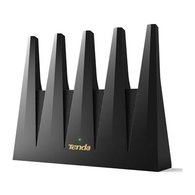 Tenda Wi-Fi 7 Router BE12 Pro – Dualband BE7200(5GHz: 5765Mbit/s, 2,4GHz: 1376Mbit/s) 2x2,5G Ports, 3xGigabit Ports, Quad-Core CPU, 4K QAM, MLO, VPN, unterstützt OpenWRT, Highspeed-WLAN für Zuhause Tenda Wi-Fi 7 Router BE12 Pro – Dualband BE7200(5GHz: 5765Mbit/s, 2,4GHz: 1376Mbit/s) 2x2,5G Ports, 3xGigabit Ports, Quad-Core CPU, 4K QAM, MLO, VPN, unterstützt OpenWRT, Highspeed-WLAN für Zuhause
