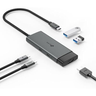 TP-Link UH5020C USB C Hub PD100W, 4K 60Hz HDMI, 1×USB-C 3.0, 2×USB-A 3.0, Plug & Play, Kompatibel mit Mac OS, Windows, Linux, iPadOS, iOS, Android, ChromeOS, Nintendo TP-Link UH5020C USB C Hub PD100W, 4K 60Hz HDMI, 1×USB-C 3.0, 2×USB-A 3.0, Plug & Play, Kompatibel mit Mac OS, Windows, Linux, iPadOS, iOS, Android, ChromeOS, Nintendo