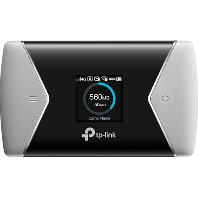 TP-Link M7650 mobiler WLAN Router (4G/LTE bis zu 600Mbit/s Download/ 50Mbit/s Upload, Hotspot, Cat11, 3000mAh Akku, LCD Display, kompatibel mit Allen europäischen SIM Karten) TP-Link M7650 mobiler WLAN Router (4G/LTE bis zu 600Mbit/s Download/ 50Mbit/s Upload, Hotspot, Cat11, 3000mAh Akku, LCD Display, kompatibel mit Allen europäischen SIM Karten)