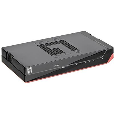 LevelOne GSW-0807 8-Port Gigabit Ethernet Switch 1000Mb/s, Voll-Duplex, 10/100 Mb/s, Voll/Halb-Duplex LevelOne GSW-0807 8-Port Gigabit Ethernet Switch 1000Mb/s, Voll-Duplex, 10/100 Mb/s, Voll/Halb-Duplex