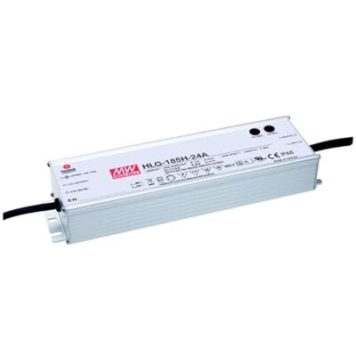 MEAN WELL HLG-185H-24A AC-DC Single Output-LED-Treiber, Mix Mode mit PFC MEAN WELL HLG-185H-24A AC-DC Single Output-LED-Treiber, Mix Mode mit PFC