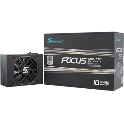 Seasonic Focus SPX-750 750W ATX12V / SFX12V 80 Plus Platinum, Black Seasonic Focus SPX-750 750W ATX12V / SFX12V 80 Plus Platinum, Black