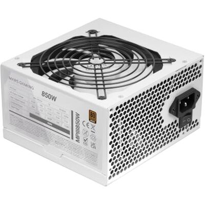 Mars Gaming MPIII850 ATX-Netzteil, 850W, 80 Plus Bronze, Weiß Mars Gaming MPIII850 ATX-Netzteil, 850W, 80 Plus Bronze, Weiß