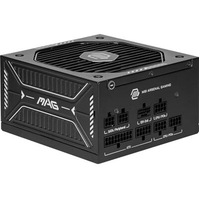 MSI MAG A750GLS PCIE5 Netzteil, 750W, 80 Plus Gold, ATX 3.1, PCIe 5.1 GPU Unterstützung, Native 12V-2x6, Zweifarbiger 12V-2x6 Anschluss, ATX PSU, Modulare Kabel MSI MAG A750GLS PCIE5 Netzteil, 750W, 80 Plus Gold, ATX 3.1, PCIe 5.1 GPU Unterstützung, Native 12V-2x6, Zweifarbiger 12V-2x6 Anschluss, ATX PSU, Modulare Kabel