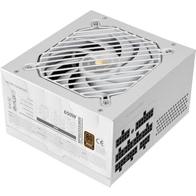 Mars Gaming MPB650SIM, Vollmodulares ATX 650W Netzteil, 7 Jahre Garantie, 80Plus Bronze 230V EU, SI 120mm Lüfter, AI2-RPM Technologie, DC-DC und SMD, Japanische Kondensatoren 105 °C, Weiß Mars Gaming MPB650SIM, Vollmodulares ATX 650W Netzteil, 7 Jahre Garantie, 80Plus Bronze 230V EU, SI 120mm Lüfter, AI2-RPM Technologie, DC-DC und SMD, Japanische Kondensatoren 105 °C, Weiß