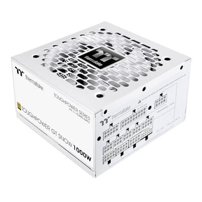 Thermaltake Toughpower GT Snow 1000W ATX 3.1 80 Plus Gold vollmodular PCIe 5.1 12V-2x6 (12+4) Smart Zero Fan sehr leise Snow (Weiß) Thermaltake Toughpower GT Snow 1000W ATX 3.1 80 Plus Gold vollmodular PCIe 5.1 12V-2x6 (12+4) Smart Zero Fan sehr leise Snow (Weiß)