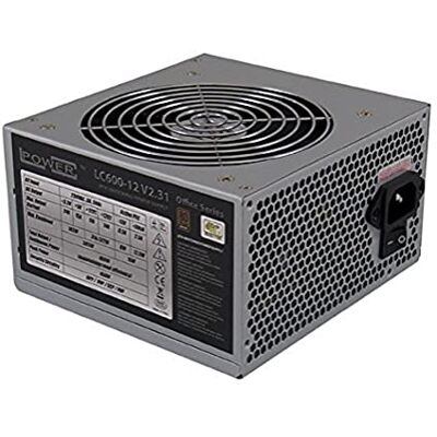 LC-POWER LC600-12 V2.31 ATX Netzteil mit 600 Watt Office Serie, Wirkungsgrad bis 89 Prozent 120 mm Lüfter, nicht modular LC-POWER LC600-12 V2.31 ATX Netzteil mit 600 Watt Office Serie, Wirkungsgrad bis 89 Prozent 120 mm Lüfter, nicht modular