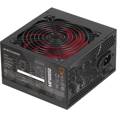 Mars Gaming MPIII850 ATX-Netzteil, 850W, 80 Plus Bronze, Schwarz Mars Gaming MPIII850 ATX-Netzteil, 850W, 80 Plus Bronze, Schwarz