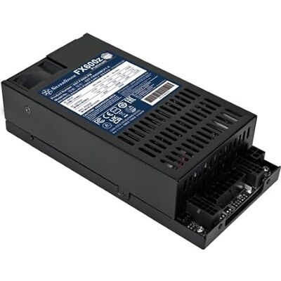 Silverstone Technology FX600z Platinum, Cybenetics Platinum 600W Vollmodulares Flex ATX-Netzteil, SST-FX600-PM Silverstone Technology FX600z Platinum, Cybenetics Platinum 600W Vollmodulares Flex ATX-Netzteil, SST-FX600-PM