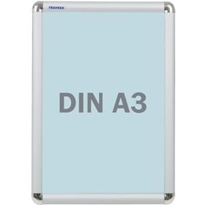 Franken Wechselrahmen, Standard A3 Plakatrahmen, Aluminium-Klapprahmen 25 mm breit, Info-Rahmen für den Innenbereich in Büro, Schule, Restaurant, Hotel, öffentliche Einrichtungen, BS0702 Franken Wechselrahmen, Standard A3 Plakatrahmen, Aluminium-Klapprahmen 25 mm breit, Info-Rahmen für den Innenbereich in Büro, Schule, Restaurant, Hotel, öffentliche Einrichtungen, BS0702