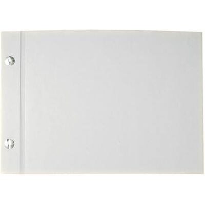 Rayher Album weiß, geschraubt, quer DIN A5, 25 Blatt, 200g/m2, 8161100 Rayher Album weiß, geschraubt, quer DIN A5, 25 Blatt, 200g/m2, 8161100