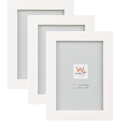 walther design Bilderrahmen polarweiss, 7x10 cm 3er Pack Peppers Holzrahmen BP710V3 walther design Bilderrahmen polarweiss, 7x10 cm 3er Pack Peppers Holzrahmen BP710V3