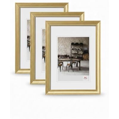 walther design Bosch Smart Home Bilderrahmen Gold 10x15 cm 3er Pack Lounge Fotorahmen JA015G3 walther design Bosch Smart Home Bilderrahmen Gold 10x15 cm 3er Pack Lounge Fotorahmen JA015G3