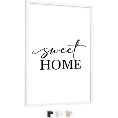 edihome , Bilderrahmen A3, (1 Stück), 29,7 x 42, Holz, Photo Frame, Rahmen din a3, für Diplome, bruchsicheres Acrylglas, für Poster und Bilder, Hoch- und Querformat (Weiß, 1 Stück) edihome , Bilderrahmen A3, (1 Stück), 29,7 x 42, Holz, Photo Frame, Rahmen din a3, für Diplome, bruchsicheres Acrylglas, für Poster und Bilder, Hoch- und Querformat (Weiß, 1 Stück)