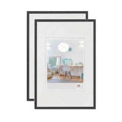 walther design Bilderrahmen schwarz, 20x25 cm, 2er Pack Lifestyle Kunststoffrahmen KV025BD walther design Bilderrahmen schwarz, 20x25 cm, 2er Pack Lifestyle Kunststoffrahmen KV025BD