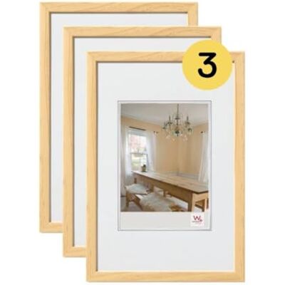 walther design Bilderrahmen Peppers Holzrahmen 13x18 cm kiefer, 3er Pack, BP318K3 walther design Bilderrahmen Peppers Holzrahmen 13x18 cm kiefer, 3er Pack, BP318K3