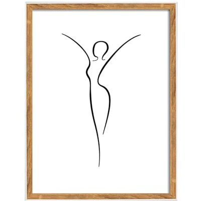 walther design Bilderrahmen Silhouette Holzrahmen, 40x50 cm, Natur, NW050H walther design Bilderrahmen Silhouette Holzrahmen, 40x50 cm, Natur, NW050H