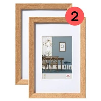 walther design Bilderrahmen Fiorito Holzrahmen 10x15 cm eiche hell, Doppelpack, EF015ED walther design Bilderrahmen Fiorito Holzrahmen 10x15 cm eiche hell, Doppelpack, EF015ED