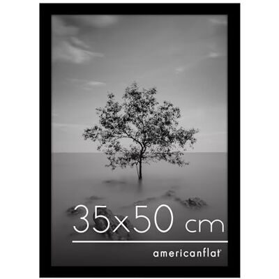 Americanflat Bilderrahmen 35x50 cm aus MDF-Holz mit bruchsicherem Plexi-Scheibe Bilderrahmen 50x35 cm mit integrierter Aufhängung für vertikale oder horizontale Wandmontage Schwarz Americanflat Bilderrahmen 35x50 cm aus MDF-Holz mit bruchsicherem Plexi-Scheibe Bilderrahmen 50x35 cm mit integrierter Aufhängung für vertikale oder horizontale Wandmontage Schwarz