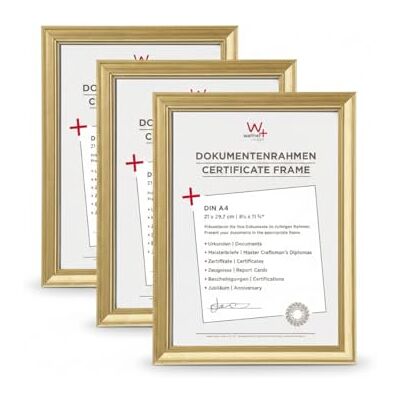 walther design Bosch Smart Home Bilderrahmen Gold 21x29,7 cm, 3er Pack DIN A4 Fotorahmen Lounge JA130G3 walther design Bosch Smart Home Bilderrahmen Gold 21x29,7 cm, 3er Pack DIN A4 Fotorahmen Lounge JA130G3