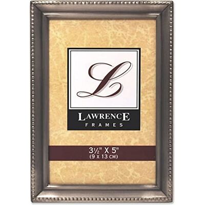 Lawrence Frames Antiker Zinn Bilderrahmen - 7,6x12,7cm - Silber Lawrence Frames Antiker Zinn Bilderrahmen - 7,6x12,7cm - Silber