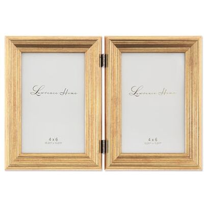 Lawrence Frames Doppel Sutter Brüniert Gold Bilderrahmen - Bilderrahmen Lawrence Frames Doppel Sutter Brüniert Gold Bilderrahmen - Bilderrahmen