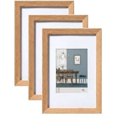 walther design Bilderrahmen eiche hell, 18x24 cm 3er Pack Fiorito Holzrahmen EF824E3 walther design Bilderrahmen eiche hell, 18x24 cm 3er Pack Fiorito Holzrahmen EF824E3