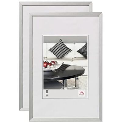 walther design Bilderrahmen Silber 30x40 cm, 2er Pack, Chair Alurahmen AJ040SD walther design Bilderrahmen Silber 30x40 cm, 2er Pack, Chair Alurahmen AJ040SD