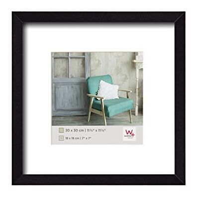 walther design Bilderrahmen schwarz 30 x 30 cm Stockholm EA330B walther design Bilderrahmen schwarz 30 x 30 cm Stockholm EA330B