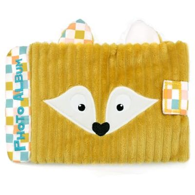 LES DÉGLINGOS Fotoalbum Baby Cyranos der Fuchs – 10 Hüllen 10 x 15 cm – ideal für Krippe – Kindergarten – recycelte Füllung – Senfgelb LES DÉGLINGOS Fotoalbum Baby Cyranos der Fuchs – 10 Hüllen 10 x 15 cm – ideal für Krippe – Kindergarten – recycelte Füllung – Senfgelb