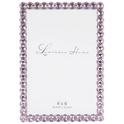 Lawrence 10,2 x 15,2 cm, glitzernder Metallrahmen, hellflieder Lawrence 10,2 x 15,2 cm, glitzernder Metallrahmen, hellflieder