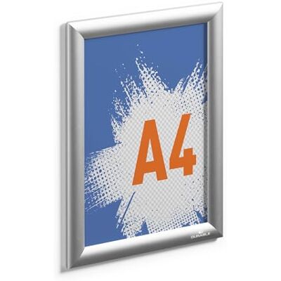 Durable Aluminium Klapprahmen OUTDOOR A4, wetterfester Bilderrahmen wasserdicht & UV-beständig, zum Schrauben oder Kleben, 1 Stück, silber, 506123 Durable Aluminium Klapprahmen OUTDOOR A4, wetterfester Bilderrahmen wasserdicht & UV-beständig, zum Schrauben oder Kleben, 1 Stück, silber, 506123