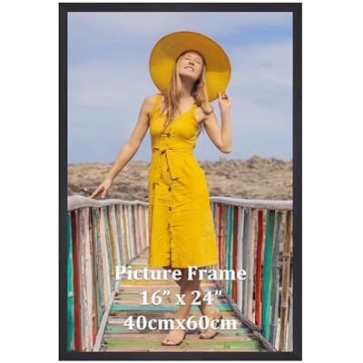 Ditwis Bilderrahmen 40x60 Schwarz, Aluminium Fotorahmen für 60x40 cm Poster, Fotos und Kunstwerke, Metall Posterrahmen zum Aufhängen, Rahmen für Wohnungen, Büros und Galerien Ditwis Bilderrahmen 40x60 Schwarz, Aluminium Fotorahmen für 60x40 cm Poster, Fotos und Kunstwerke, Metall Posterrahmen zum Aufhängen, Rahmen für Wohnungen, Büros und Galerien