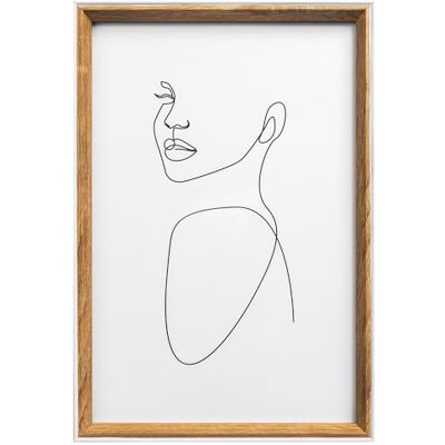 walther design Bilderrahmen Silhouette Holzrahmen, 13x18 cm, natur, NW318H walther design Bilderrahmen Silhouette Holzrahmen, 13x18 cm, natur, NW318H