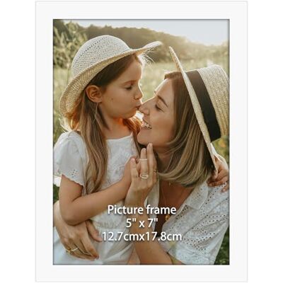 Ditwis Bilderrahmen 13x18 Weiß, Fotorahmen für 18x13 cm Fotos und Bilder, Wand- und Tischaufstellung, Modern Rahmen für Wohn-, Schlaf- und Büroräume Ditwis Bilderrahmen 13x18 Weiß, Fotorahmen für 18x13 cm Fotos und Bilder, Wand- und Tischaufstellung, Modern Rahmen für Wohn-, Schlaf- und Büroräume