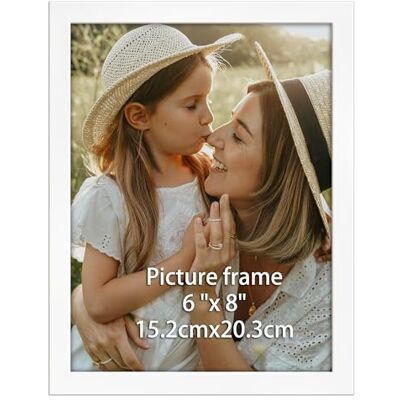 Ditwis Bilderrahmen 15x20 Weiß, Fotorahmen für 20x15 cm Fotos und Bilder, Wand- und Tischaufstellung, Modern Rahmen für Wohn-, Schlaf- und Büroräume Ditwis Bilderrahmen 15x20 Weiß, Fotorahmen für 20x15 cm Fotos und Bilder, Wand- und Tischaufstellung, Modern Rahmen für Wohn-, Schlaf- und Büroräume