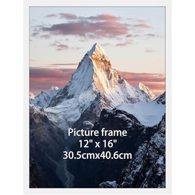 Ditwis Bilderrahmen 30x40 Weiß, Fotorahmen für 40x30 cm Poster, Fotos und Kunstwerke, Modern Posterrahmen zum Aufhängen, Rahmen für Wohnungen, Büros und Galerien Ditwis Bilderrahmen 30x40 Weiß, Fotorahmen für 40x30 cm Poster, Fotos und Kunstwerke, Modern Posterrahmen zum Aufhängen, Rahmen für Wohnungen, Büros und Galerien