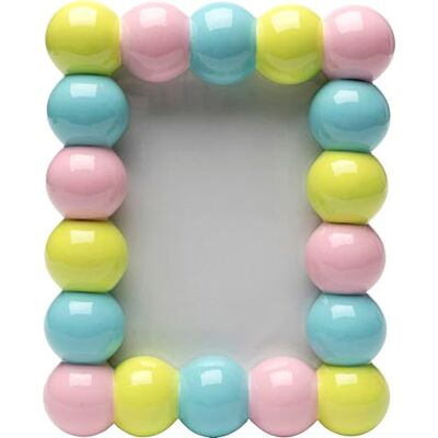 Kare Design Bilderrahmen Bubble, Mehrfarbig, Rosa/Gelb/Blau, Pastel, 18x13cm, Fotorahmen, Wohnaccessiore, Stehend verwendbar, Modern, Wohnzimmer Kare Design Bilderrahmen Bubble, Mehrfarbig, Rosa/Gelb/Blau, Pastel, 18x13cm, Fotorahmen, Wohnaccessiore, Stehend verwendbar, Modern, Wohnzimmer