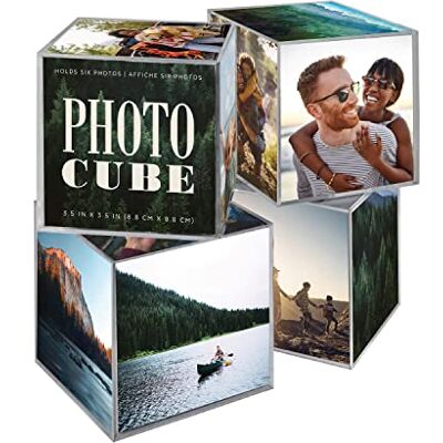MCS Kunststoff 6-Kant Foto Cube, klar, Set 4 MCS Kunststoff 6-Kant Foto Cube, klar, Set 4