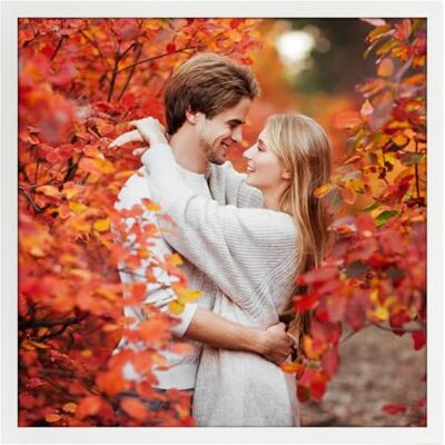 Ditwis Bilderrahmen 30x30 Weiß, Quadratisch Fotorahmen für Fotos und Bilder, Wand- und Tischaufstellung, Modern Rahmen für Wohn-, Schlaf- und Büroräume Ditwis Bilderrahmen 30x30 Weiß, Quadratisch Fotorahmen für Fotos und Bilder, Wand- und Tischaufstellung, Modern Rahmen für Wohn-, Schlaf- und Büroräume