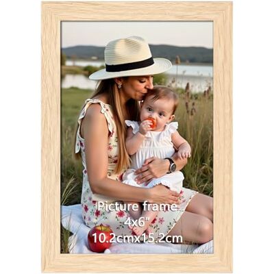 Ditwis Bilderrahmen 10x15 Holzfarben, Fotorahmen für 15x10 cm Fotos und Bilder, Wand- und Tischaufstellung, Modern Rahmen für Wohn-, Schlaf- und Büroräume Ditwis Bilderrahmen 10x15 Holzfarben, Fotorahmen für 15x10 cm Fotos und Bilder, Wand- und Tischaufstellung, Modern Rahmen für Wohn-, Schlaf- und Büroräume